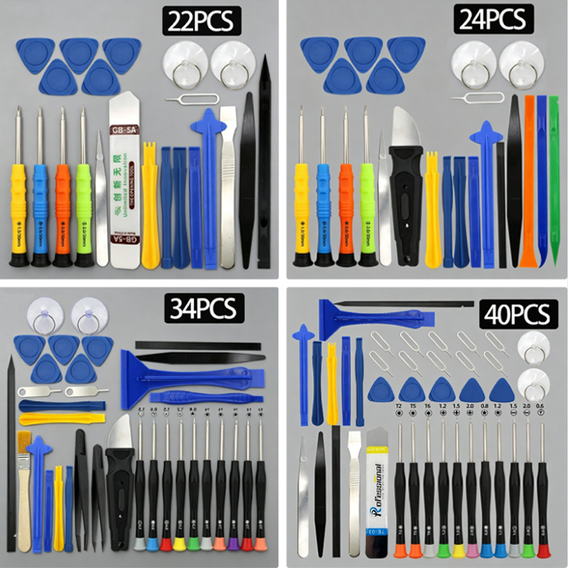 Electronics Repair Business - Multi Functional Repair Kit 22/24/34/40 Piece